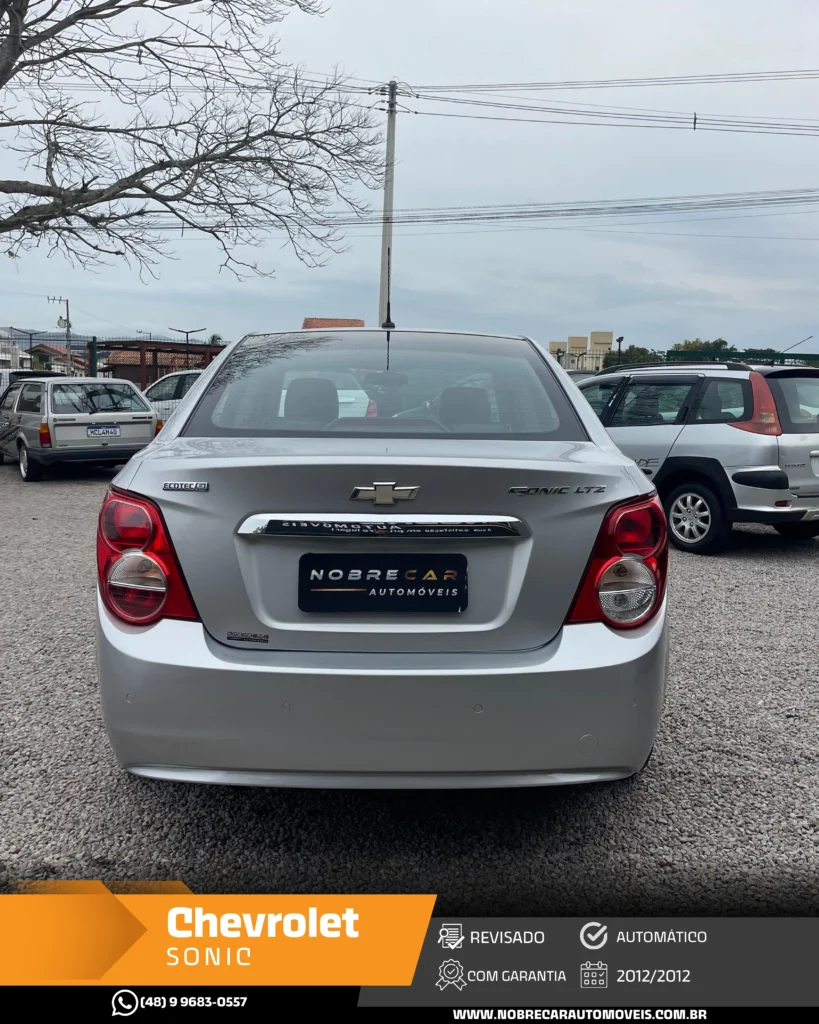 Chevrolet Sonic Sedan LTZ 1.6 Flex AT 2012