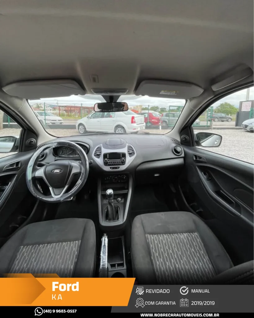 Ford Ka 1.0 12v Flex 2019