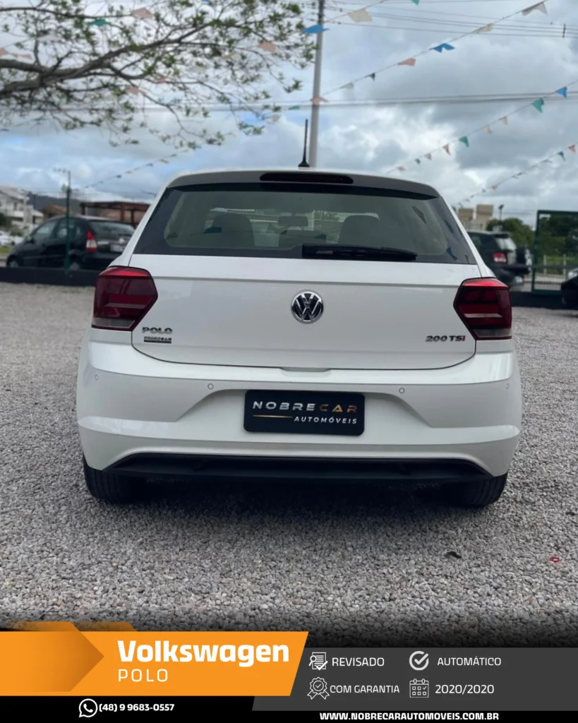 Volkswagem Polo Comfortline TSI 1.0 12V Flex 2020